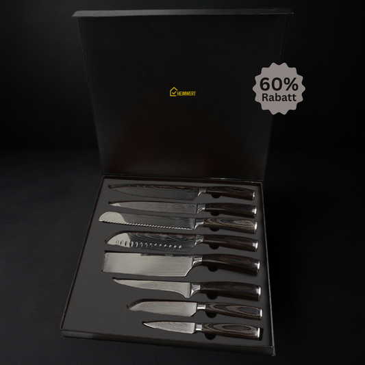 8 Teiliges Küchenmesser Set Edelstahl